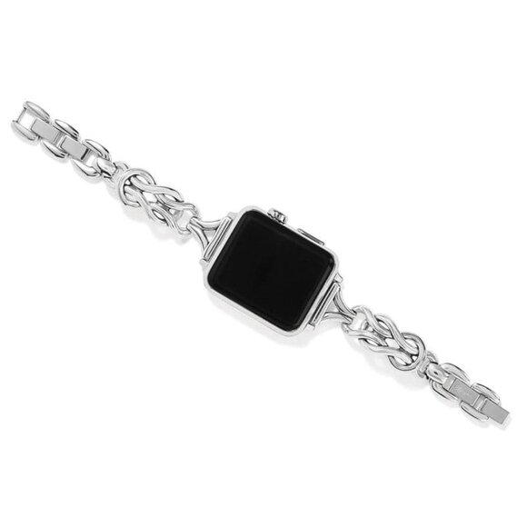 Brighton Interlok Apple Watch Band – Silver Chain Link Bracelet - Picture 1 of 8